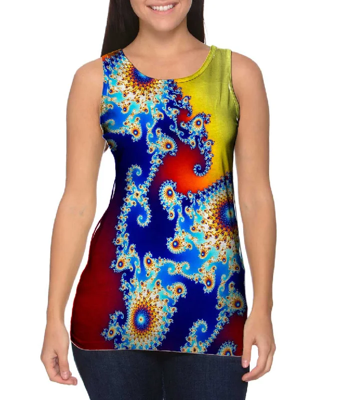 Lightweight Tank-Mandel Fractal Center Blue