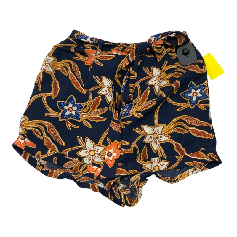 Summer Denim Shorts-Shorts By Sienna Sky In Blue & Orange, Size: Xs