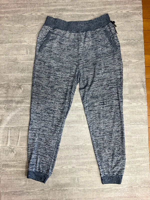 Athletic Jogger Pants-Athletic Pants By Chicos In Blue, Size: L