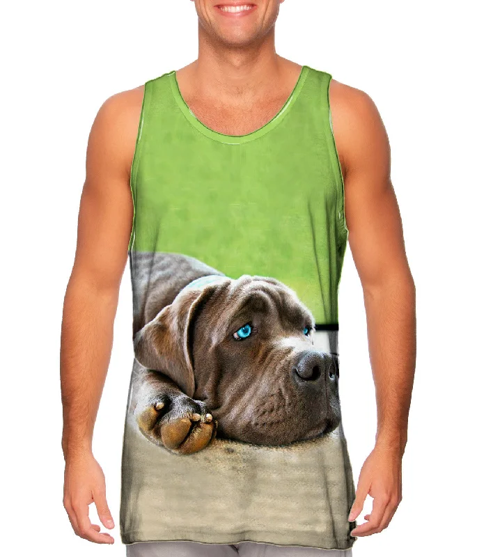 Classic Muscle Tank-Lucy Sad Mastiff