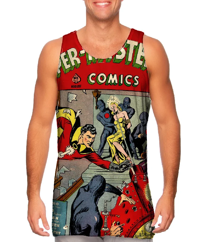 Relaxed Tank Top-Lady in Distress Comic Retro