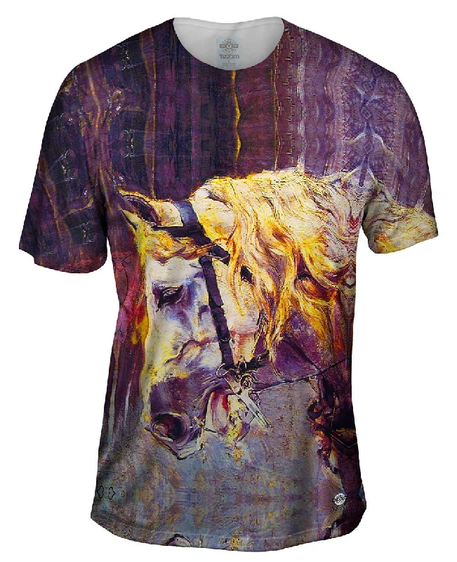 Artistic T-shirt-Giovanni Boldini - "The Head of a Horse" (1874)