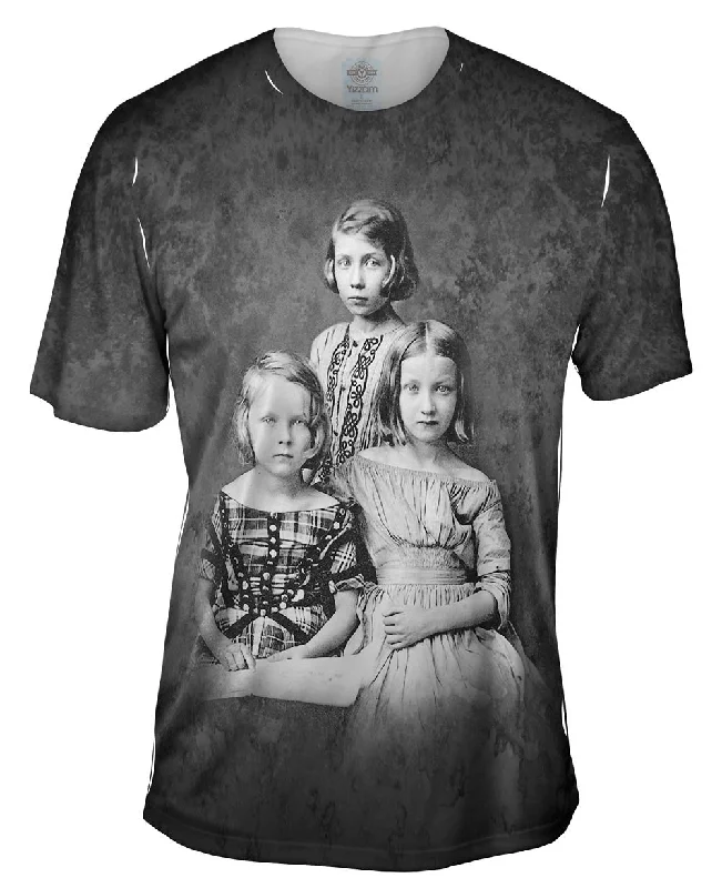 Eco-friendly T-shirt-Three Young Girls