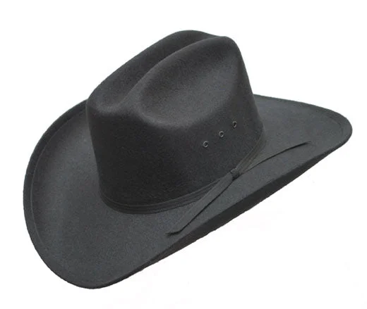 Team Cap-Western Express BFF269 Black Cattleman Faux Felt Cowboy Hat