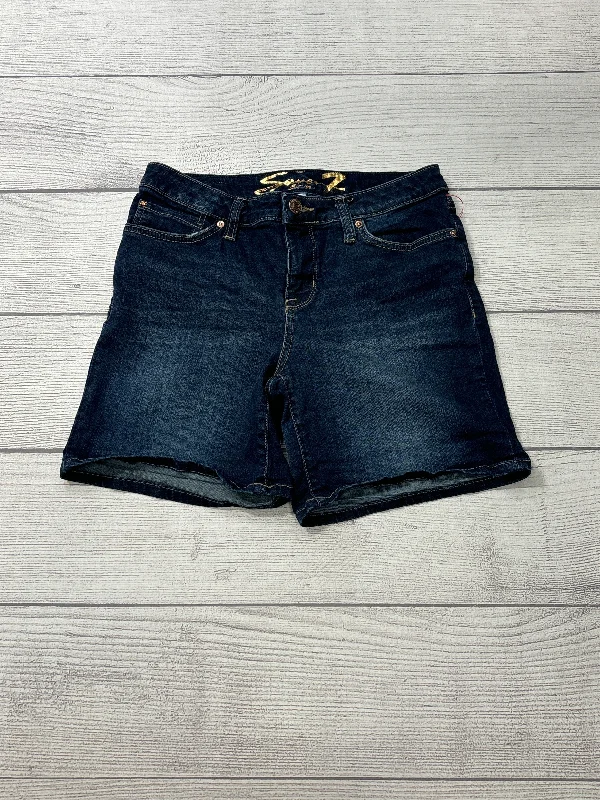 Waterproof Shorts-Shorts By Seven 7 In Blue Denim, Size: 4