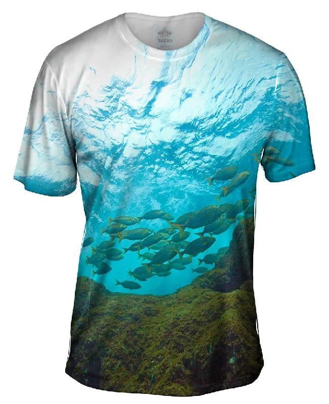 Graphic T-shirt-Toujours Au Palier Sky From Underwater