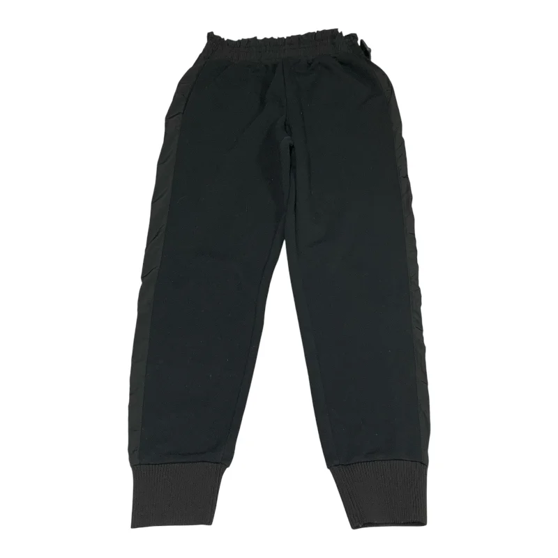 Fleece Jogger Pants-Athletic Pants By Sisley In Black, Size: S