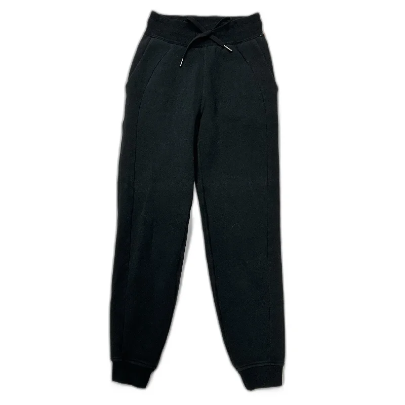 Casual Denim Pants-Athletic Pants By Lululemon In Black, Size: Xs