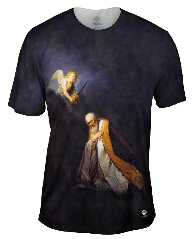 Crew Neck T-shirt-Pieter de Grebber - "King David in Prayer" (1635)