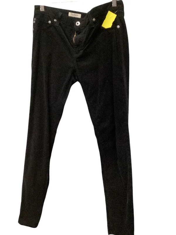 Sporty Pants-Pants Corduroy By Adriano Goldschmied In Black, Size: 12