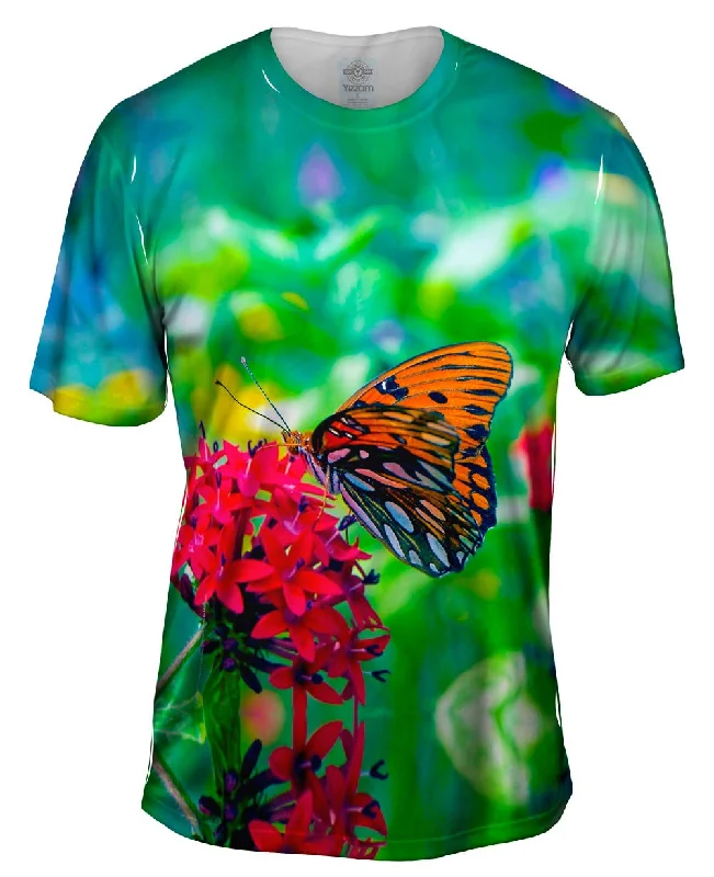 Limited Edition T-shirt-Wonderful Orange Spotted Butterfly