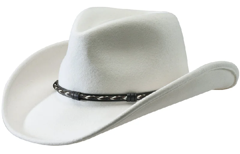 Military Hat-Stetson 3518001 Amasa Off  White