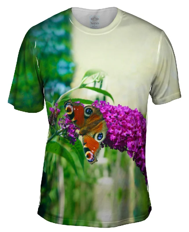 Comfortable Cotton T-shirt-Wispy Miss Butterfly