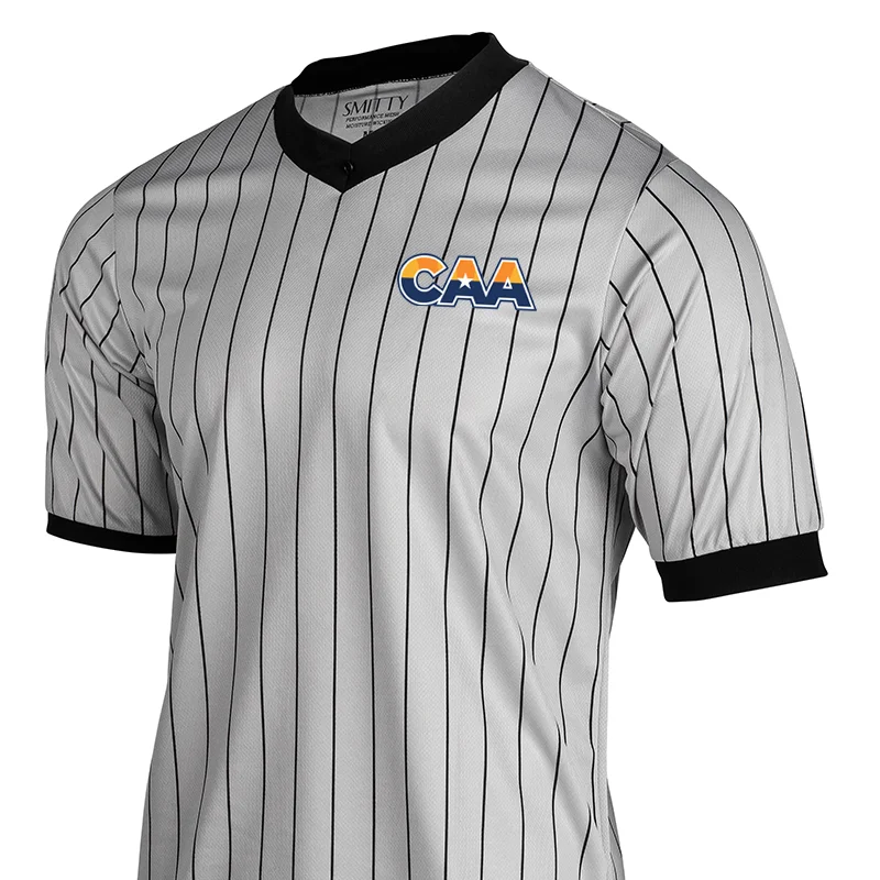 Crossover Shirt-Arizona CAA Grey Pin Stripe Referee Shirt