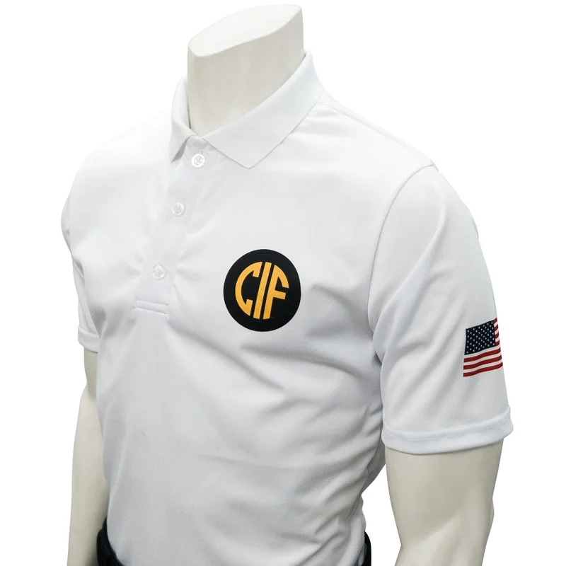 Silk Button-down Shirt-California CIF Logo Volleyball Shirt