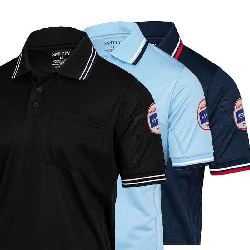 Ruffle Blouse-Kansas KSHSAA Logo Umpire Shirts