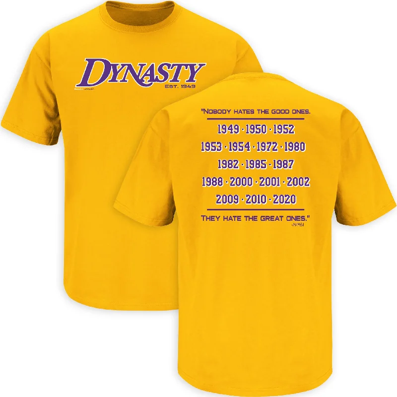 White Blouse-LA Dynasty (Est. 1949) Shirt for Los Angeles Basketball Fans