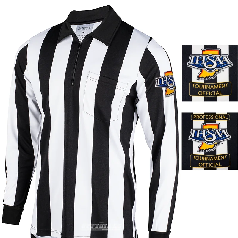 Wide Collar Shirt-Indiana Logo Dye Sublimated Foul Weather Football Shirts