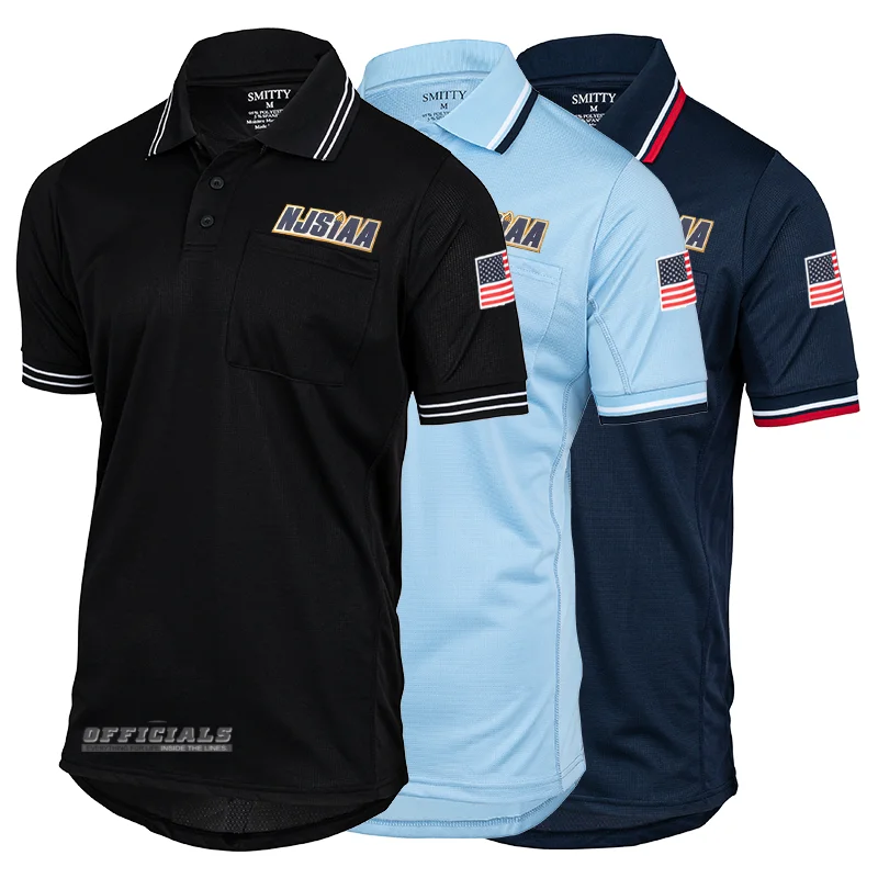 Striped Shirt-NJSIAA Logo Dye Sublimated Umpire Shirts