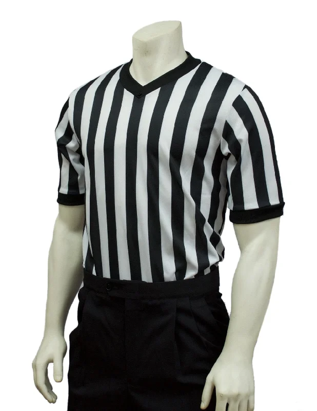 Long Sleeve Blouse-Smitty | BKS-203 | 1" Stripe | Elite Performance | Basketball Officials Shirt