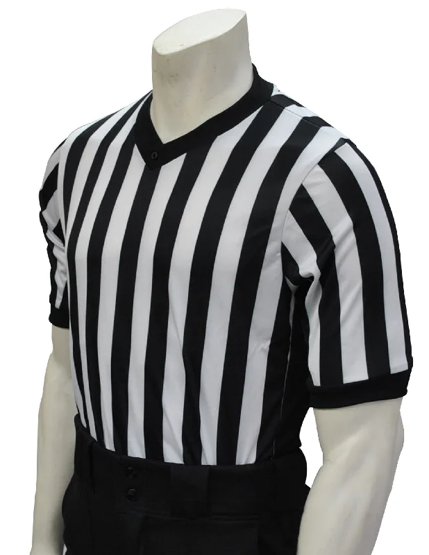 Oversized Shirt-Smitty | BKS-209 | 1" Stripe | 3" Side Panel | Elite Basketball Officials Shirt