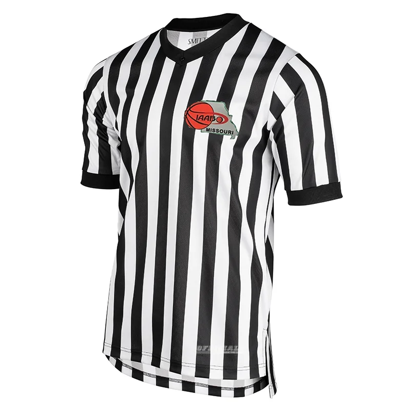 Long Sleeve Button-up Shirt-Smitty Missouri Logo IAABO Referee Shirt