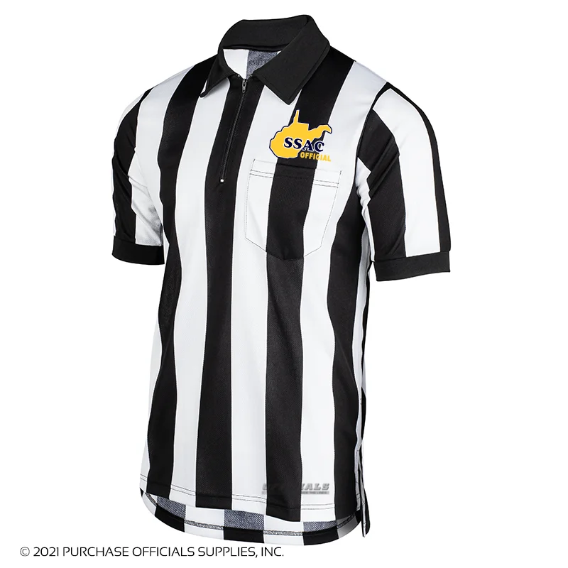 Cropped Button-up Shirt-WVSSAC Logo Short Sleeve Football Shirt