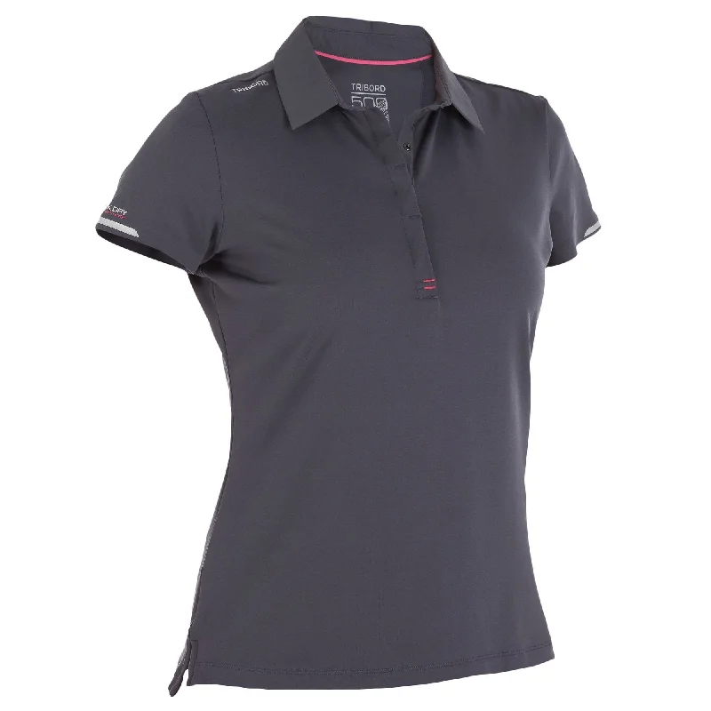 Wrap Shirt With Belt-Women's Sailing Polo Shirt 500